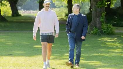 El encuentro entre los dos fue muy emotivo