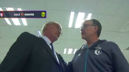 El encuentro entre Ranieri y Bielsa