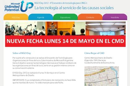 El encuentro NGO Day, sobre tecnología para organizaciones sociales