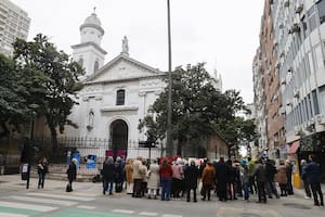 El encuentro se desarrolló en la esquina de Viamonte y San Martín