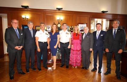 El encuentro se realizó en lo que fue la primera sede la Policía de la Ciudad.