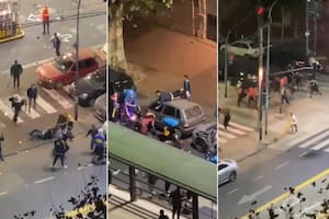 Hinchas de Boca y Colo Colo se enfrentaron en la calle tras la victoria xeneize en La Bombonera