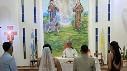 El enlace, a cargo del fray Fernando Luis Gómez, se celebró el pasado 28 de enero entre Solange Ayala e Isaías Díaz Núñez