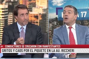 La indignación de Feinmann por el corte en la Ricchieri: “Hubo gente detenida por cuatro horas”