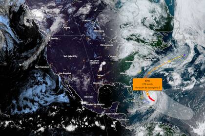 El enorme campo de vientos de Erin, que se desplaza lentamente a 6 mph, hará que sus efectos se sientan con fuerza en tierra firme a pesar de que su ojo pasará a aproximadamente 200 millas (320 km) de la costa de Carolina del Norte