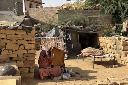 El entorno donde vive Lara hoy, en el desierto de la India, el polo opuesto a sus primeros destinos.