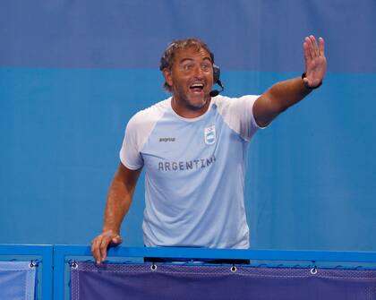 El entrenador argentino, Chapa Retegui