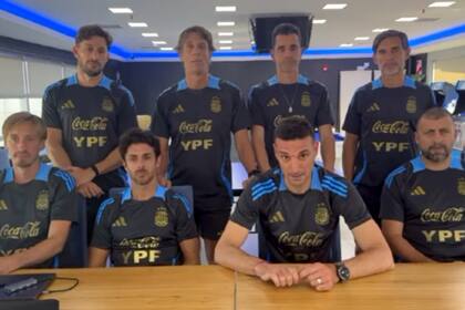 Lionel Scaloni y su cuerpo técnico también mostraron su sensibilidad: grabó un mensaje en solidaridad con los afectados por el temporal en Bahía Blanca