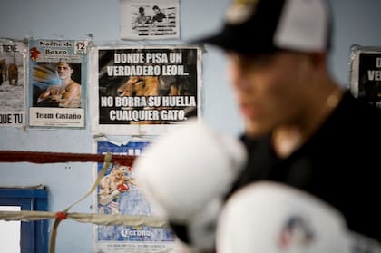 El entrenamiento de Brian Castaño en el club Villa Alida