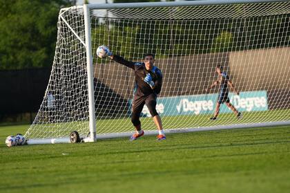 El entrenamiento de la selección argentina en Nueva Jersey
