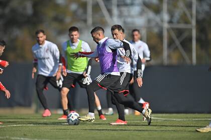 El entrenamiento de River. el día después de otra derrota
