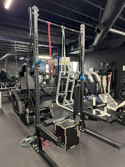 El entrenamiento en el gimnasio, un inflatable en la rutina de la rosarina (Foto: Instagram @antonelaroccuzzo)