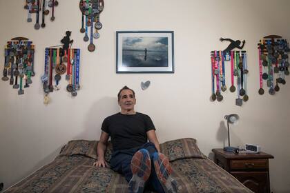 El entrenamientos y las carreras lo ayudaron a salir de una depresión severa.