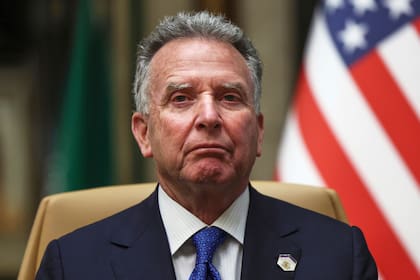 El enviado de EEUU para Oriente Medio, Steve Witkoff, durante una visita oficial en Riad, Arabia Saudí, el 18 de febrero de 2025