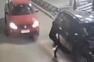 Un vecino atropelló a un delincuente y evitó un ataque piraña