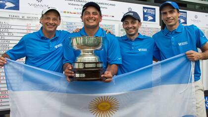 El equipo argentino, de festejo en Nuevo Vallarta