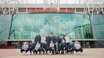 El equipo argentino pasó por el estadio de Manchester United