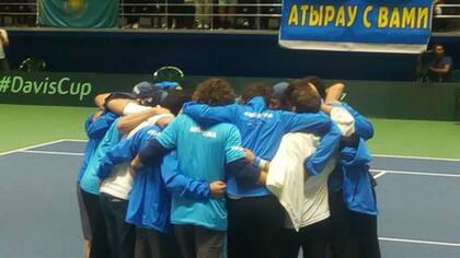 El equipo argentino, tras la derrota en Astana