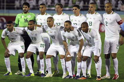 El equipo de Argelia, en las eliminatorias