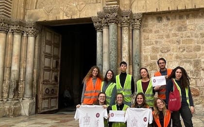 El equipo de arqueólogos italianos que habría confirmado el pasaje de la Biblia donde asegura que Jesús fue enterrado en el Gólgota