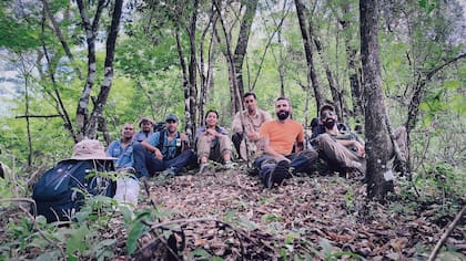 El equipo de filmación de Expedición Juco.