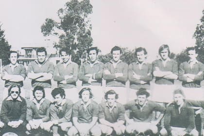 El equipo de los Old Christians en 1972, año del accidente