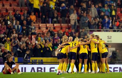 El equipo de Suecia eliminó a Bélgica en cuartos de final de la Eurocopa femenina