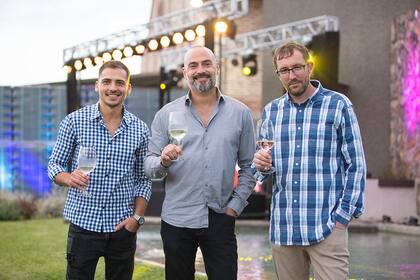 El equipo enológico de Viña Las Perdices.