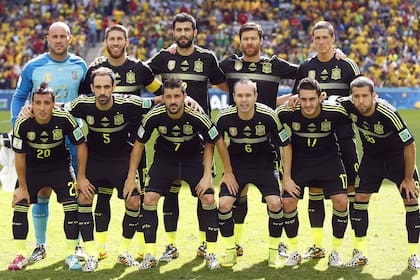 El equipo español que disputó el último partido ante Australia