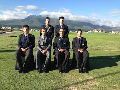 El equipo nacional que integró el joven socio de CUBA, en Sudáfrica