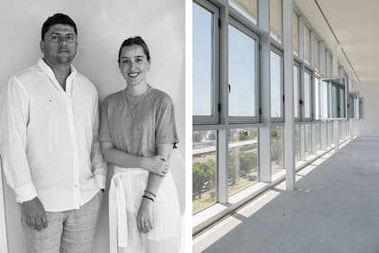 El equipo que forman los arquitectos Martín Ivo Drlje Kordich, de M1 Arquitectura, y Sara Plazibat, de SP Arquitectura.