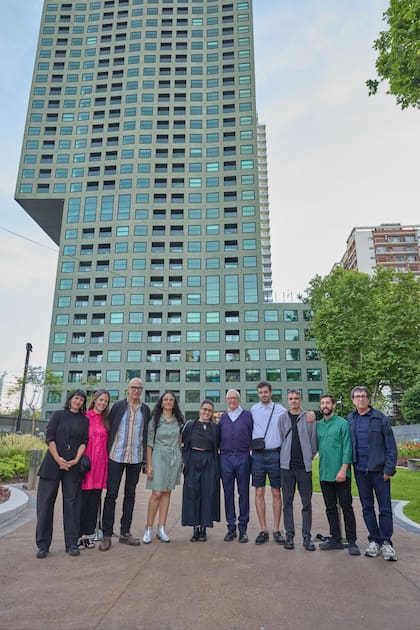 El equipo que participó en el desarrollo del proyecto de Huergo