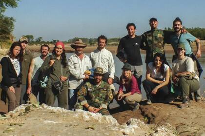 El equipo que trabajó con el yaguareté estuvo integrado por agentes de APN, Secretaría de Ambiente de la Nación, CLT, Proyecto Yaguareté y las provincias de Chaco y Corrientes