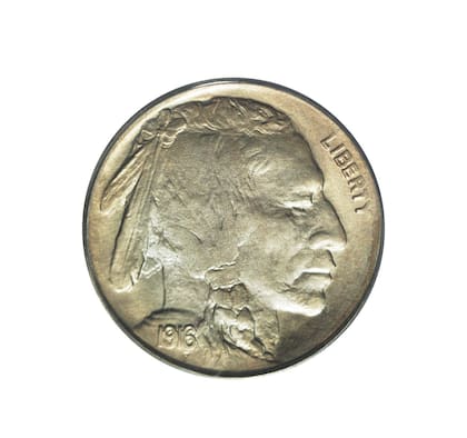 El error de acuñación de esta moneda se observa en la fecha de su anverso