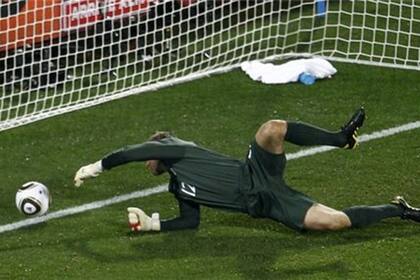 El error de Green en el Mundial Sudáfrica 2010