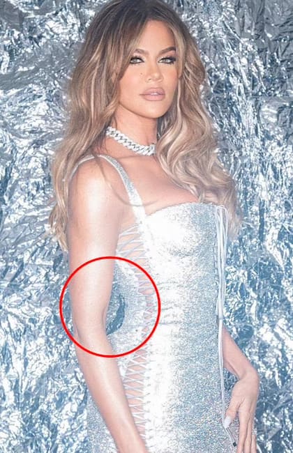 El error de Photoshop en la foto de Khloe Kardashian