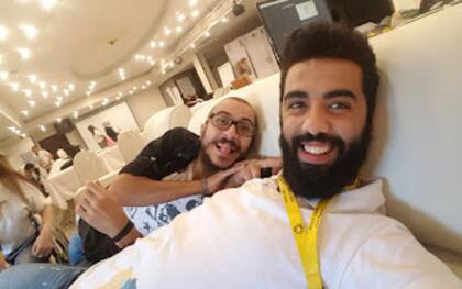 "Él es mis piernas, yo soy sus oídos", dijo Bader