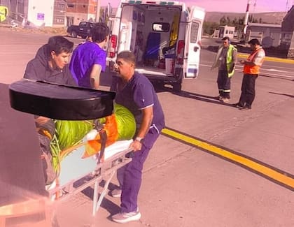 El escalador fue internado en el área de terapia intensiva del Hospital Samic