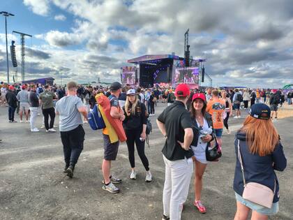 El escenario principal de Silverstone en la Fan Zone