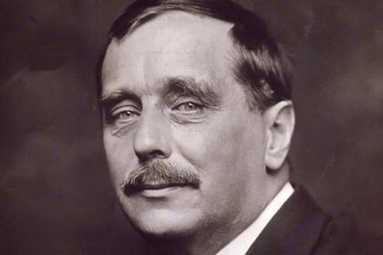 El escritor británico H. G. Wells 