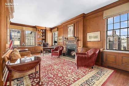 El escritorio donde Giuliani trabajaba y hacía sus reuniones privadas siendo alcalde de Nueva York