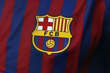 El escudo actual del FC Barcelona, también llamado Barça