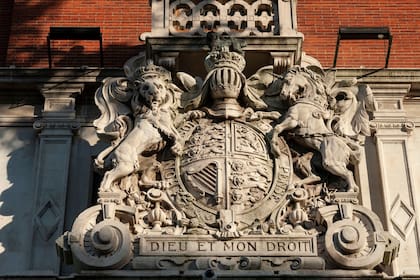 El escudo del Reino Unido