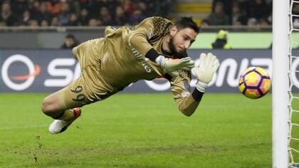 El esfuerzo de Donnarumma, el joven guardián del arco de Milan