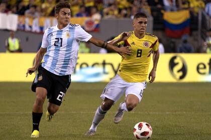 El esfuerzo de Dybala en el amistoso ante Colombia. ¿Qué hay que hacer para potenciar a Dybala?