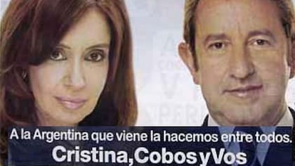 El eslogan de la campaña 2007 de Cristina Kirchner
