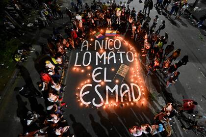 El ESMAD es señalado por algunas de las muertes durante las protestas.