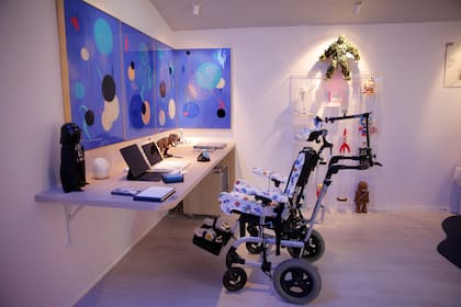 El Espacio 17 es una habitación infantil:  un ambiente pensado para un niño de 12 años con discapacidad