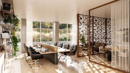 El espacio de coworking y uso común que habrá en el edificio