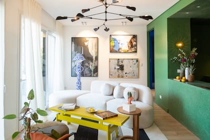 El espacio de Estudio Trama, una propuesta que abraza el color